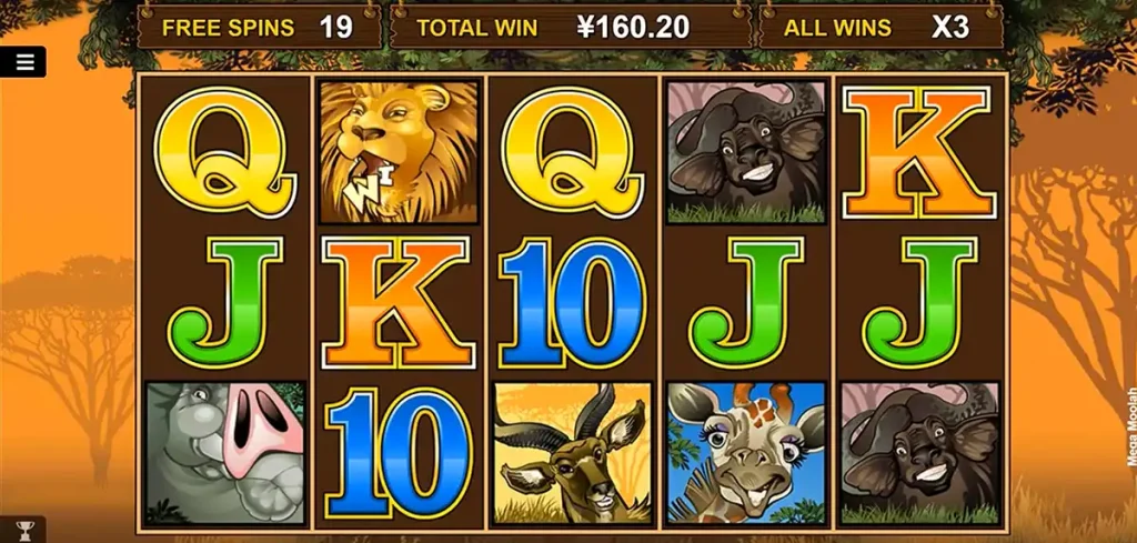 Лушие бонусы игрового автомата Mega Moolah